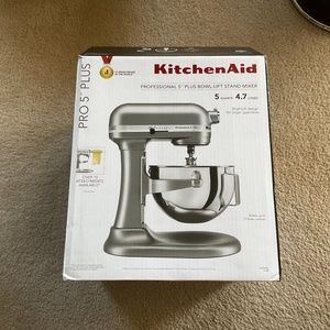 Kitchen Aid Pro 5 Plus (new) - Silver